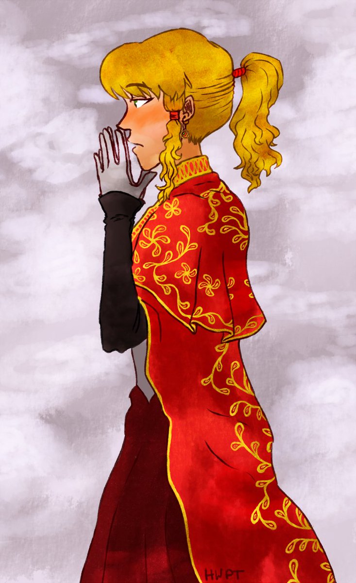 vallustrations's tweet image. from a HPAU with friends
i'd like to redo this piece one day

❄️Agni Khan in winter clothes❄️

#hpau #originalcharacter #originalcharacters #ocs