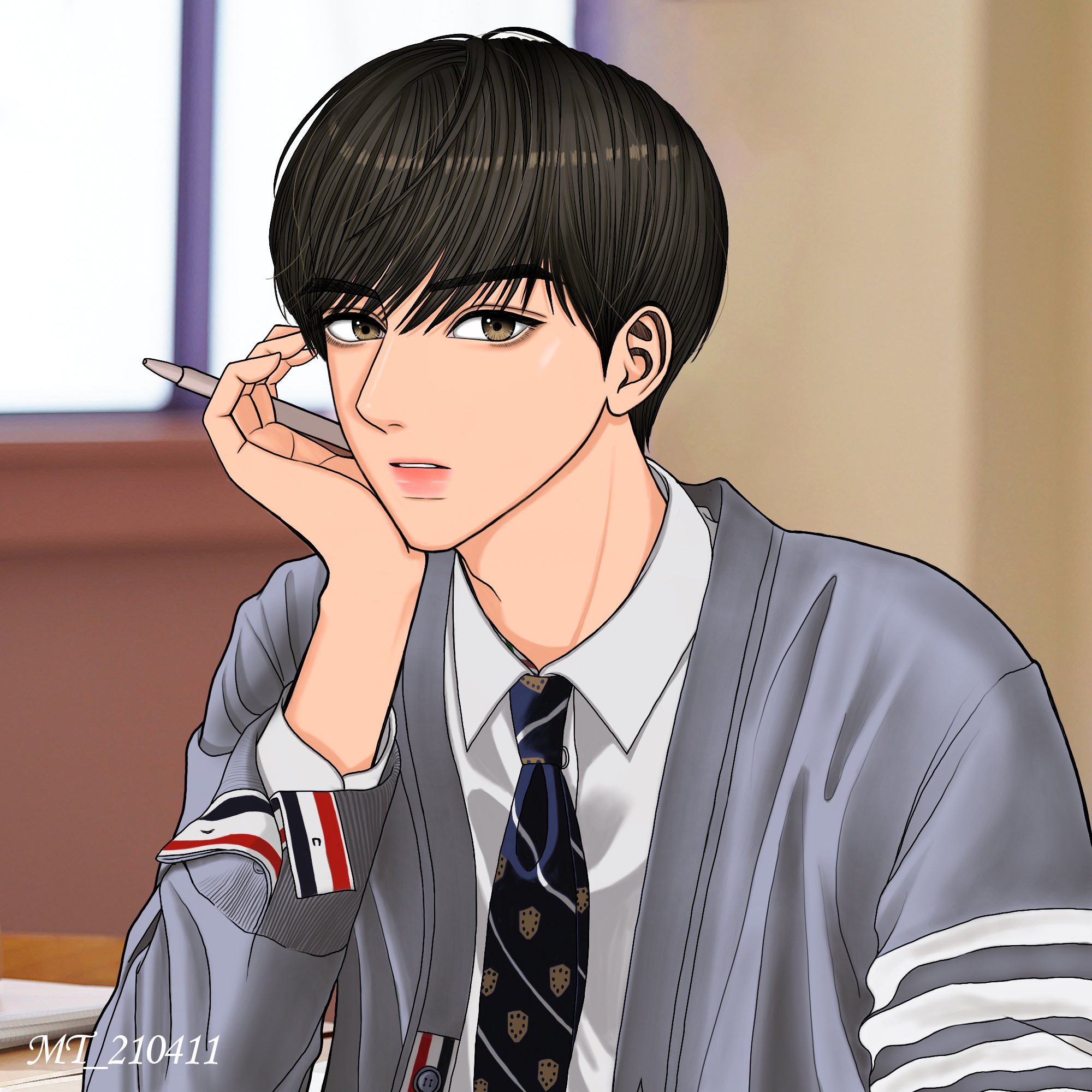 女神降臨 イ スホ 神田俊推し ドラマポスター撮影より チャ スホ 여신강림 女神降臨 Truebeauty イラスト ファンアート Fanart T Co Bxceonoiuo Twitter