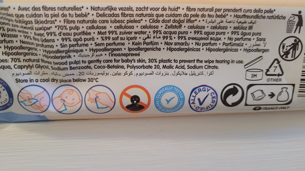Loopybell's tweet image. Would anyone like to enlighten me as to what the middle warning means 🧐 This is a packet of Huggies baby wipes 🤔