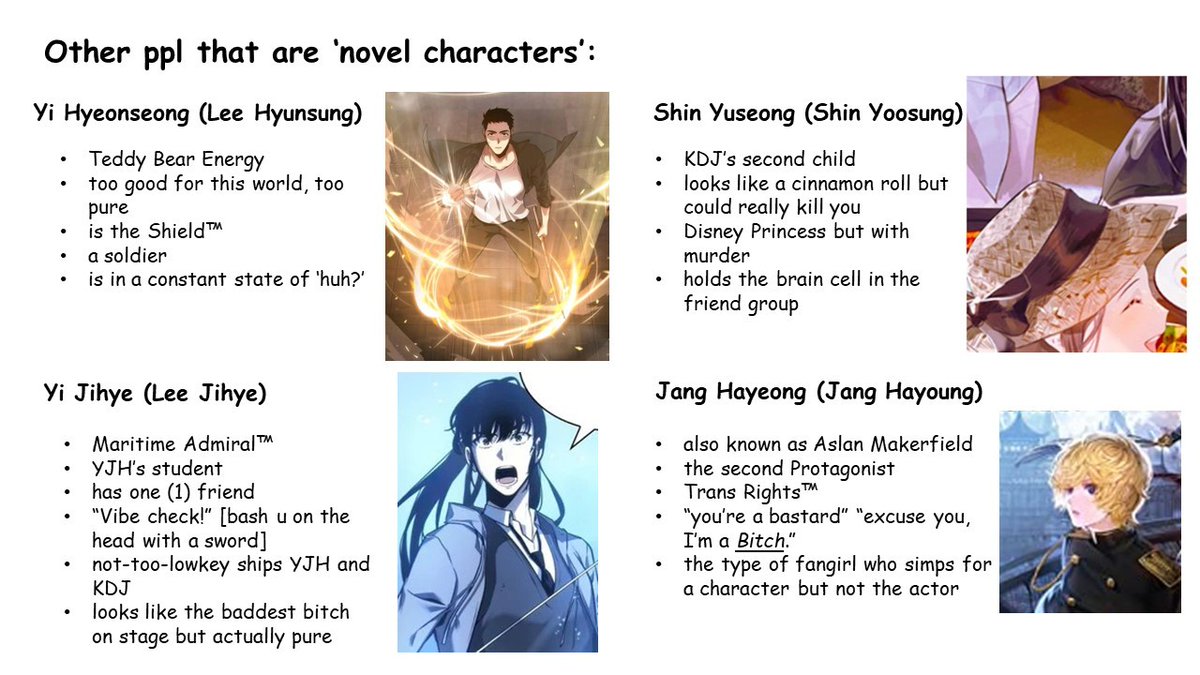 AzroAzizah's tweet photo. [2/2] other characters

And yes Suyeong gets a slide for herself bc she queen https://t.co/ZjwkURxCfu