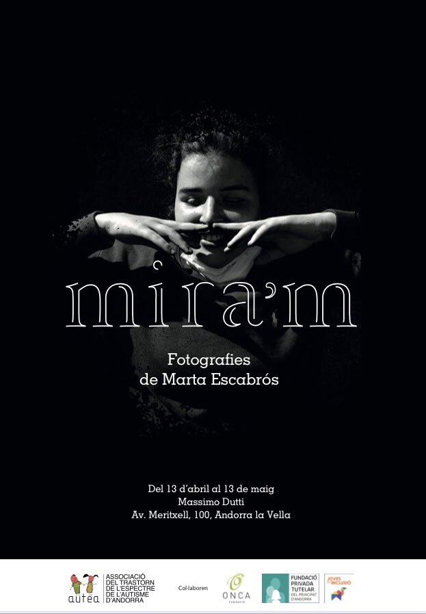 👇Amb motiu del Dia mundial de conscienciació de l’autisme, presentem ‘Mira’m’ una exposició de fotos en la qual els protagonistes son joves amb TEA amb alta necessitat de suport. Mirem a les persones, estan sempre per sobre de qualsevol condició. <a href="/FundacioTutelar/">Fundació Tutelar</a> @FundacioONCA