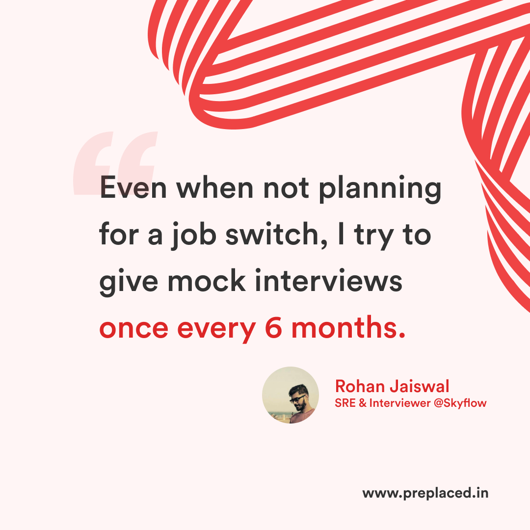 preplaced_in's tweet photo. Do you give mock interviews frequently? If not, add it like a regular health check-up in your calendar: A career-growth check up!

#Preplaced #mockinterviews #interviewpreparation https://t.co/8zAPs1lI3r