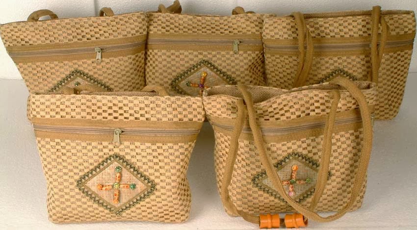 2)Jute productsJute is extracted frm fiber of jute tree that is obtained after prolonged soaking in water.100% natural & biodegradable fiber, keeping the environment green & clean.tendency to transform itself into awe inspiring artifacts &  #Handicrafts @blsanthosh  @pcsarangi