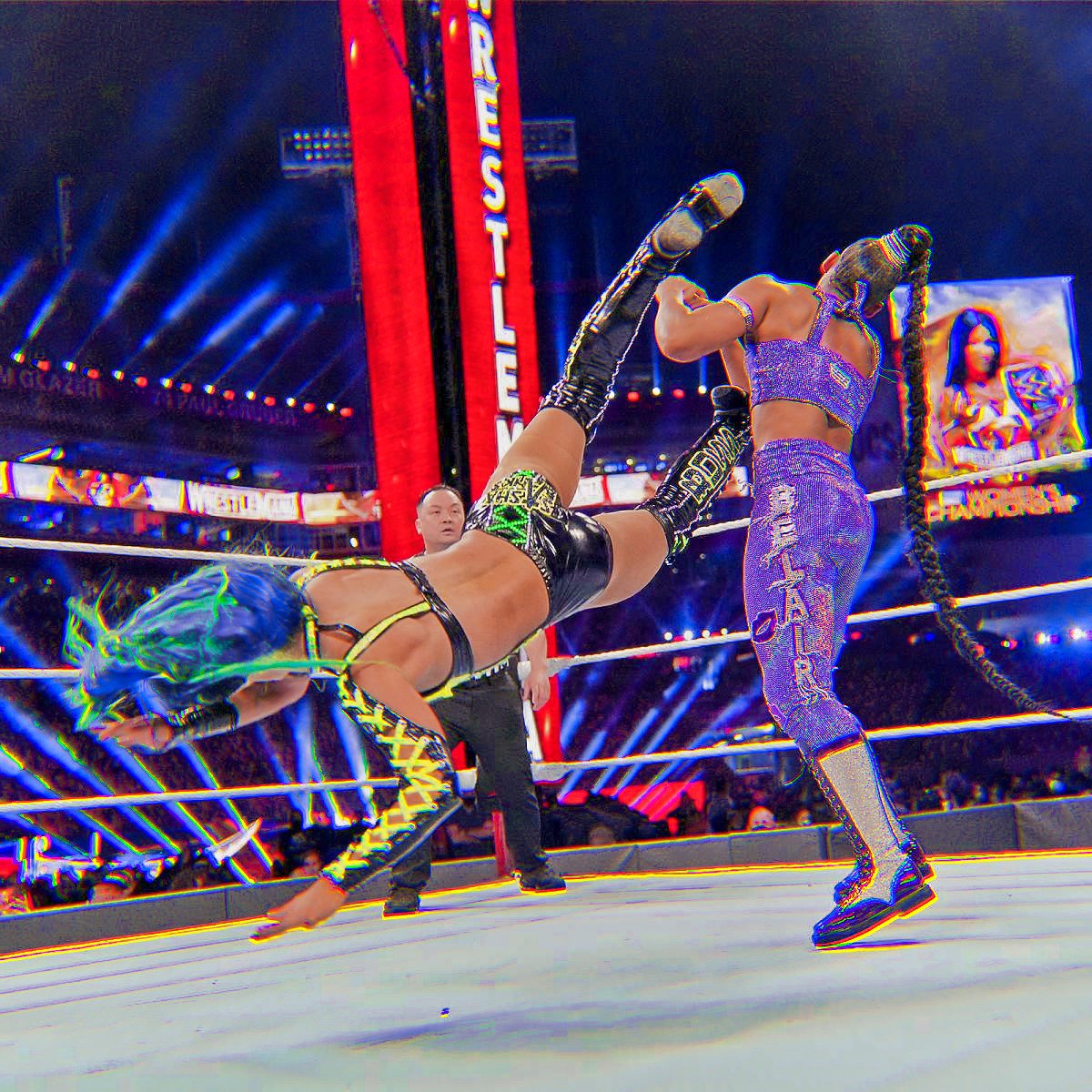 RolesUpInGold's tweet image. Rookie? Blair your truly proved that you definitely belong here in the WWE—i take back all them times i called you a 𝐑𝐎𝐎𝐊𝐈𝐄. You gave be as good as what i gave you and i have the utterly most respect for you.