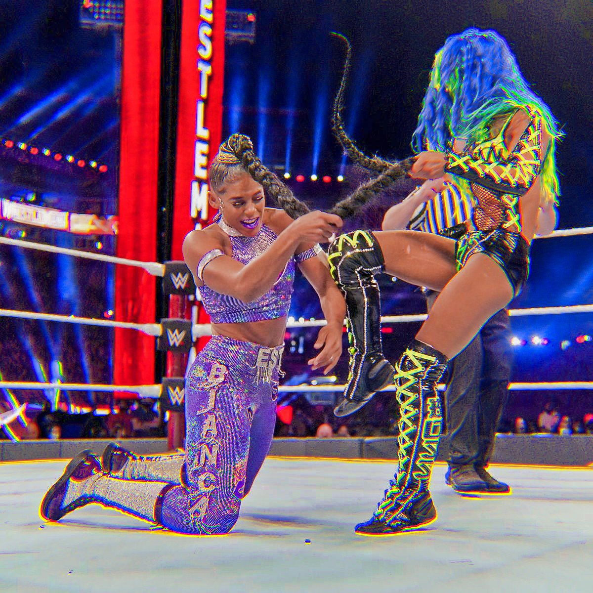 RolesUpInGold's tweet image. Rookie? Blair your truly proved that you definitely belong here in the WWE—i take back all them times i called you a 𝐑𝐎𝐎𝐊𝐈𝐄. You gave be as good as what i gave you and i have the utterly most respect for you.