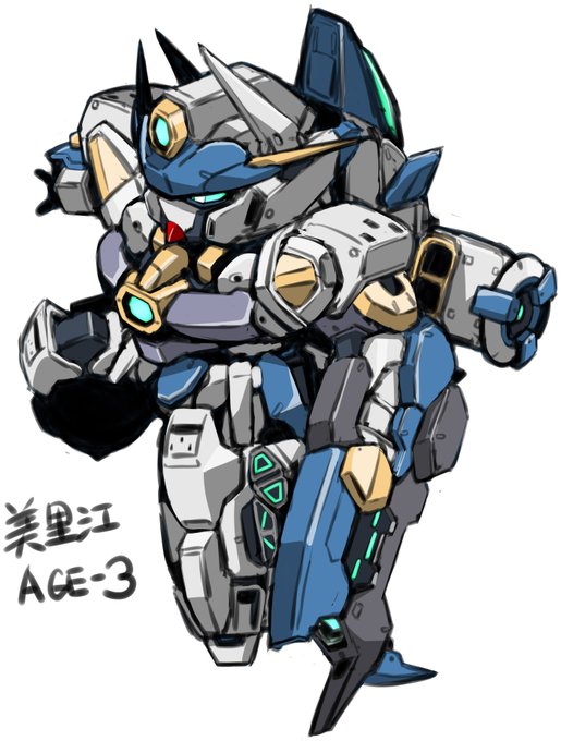 SDガンダム×アリスギア 
美里江AGE-3に色塗ってみた

#アリスギアお絵かき 