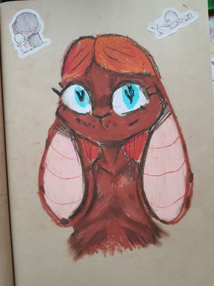 syrneg's tweet photo. Some oil pastel works https://t.co/8U1xvfKFkH