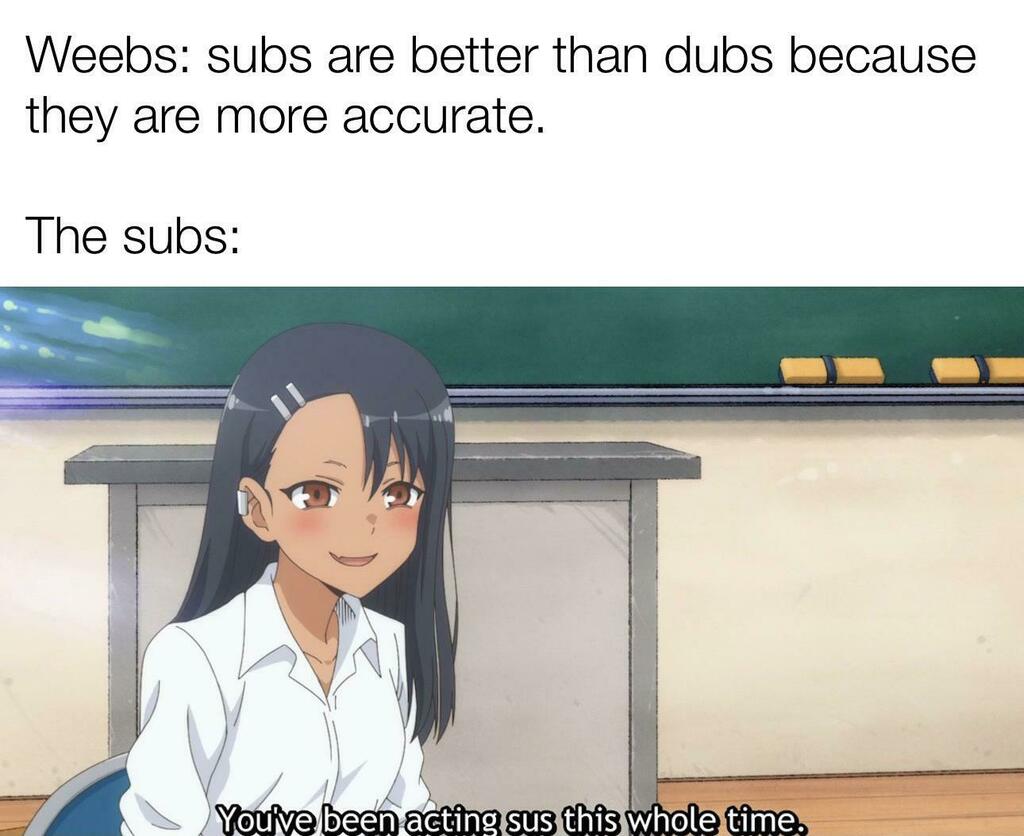 Hmm very sus : r/animememes