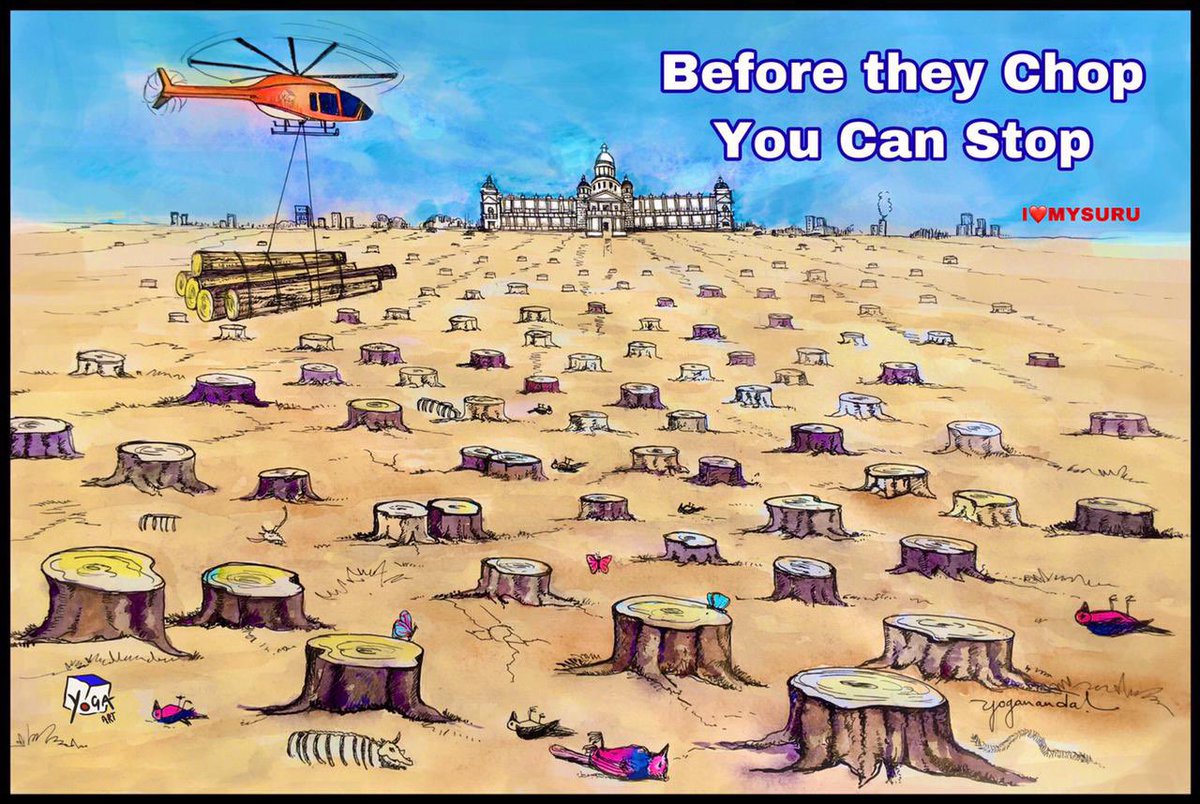manojursML2's tweet image. Find an alternate place for heli tourism #SaveMysuru  🌳⛏️🚫
