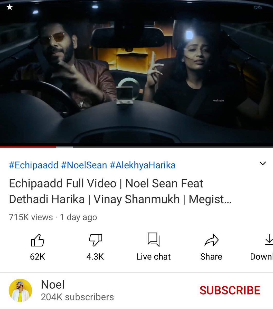 VVinitha3's tweet photo. many poor souls say that #Echipaadd lyrics are not good. echipaadd song is a disaster. I wonder why they are worried about the song than us. #Echipaad is trending on #4 and crossed 60K likes and 700K views.
#Harika https://t.co/m6SMpAKoEO