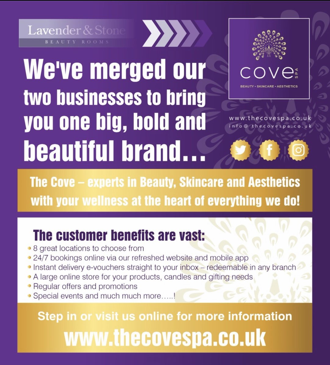 We are so happy to be able to finally share our exciting news with you all 🤩

An email has been sent out to all our existing, loyal clients!

#Rebrand #ReBranding #TheCove #TheCoveSpa #Beauty #SelfCare #Aesthetics