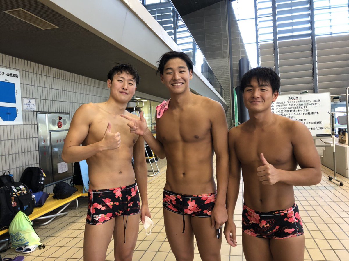 中京大学水泳部 津田チャンピオンズカップ 男子100m背泳ぎ 神近一成 4年 55 35 泉颯光 3年 53 40 Best 瀬﨑勇宇 3年 53 32 Best 中原樹人 3年 54 07 Best 井田真斗 2年 54 87 Best 木村佳寿帆 2年 58 14 上坂侑輝 1年 55 79 稲葉龍騎 1
