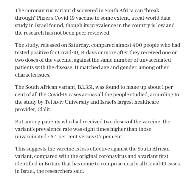 On the third point - a variant that could evade current vaccines - there is some grim-sounding news from South Africa today:  https://www.telegraph.co.uk/global-health/science-and-disease/coronavirus-news-covid-vaccine-astrazeneca-lockdown-travel-rules/