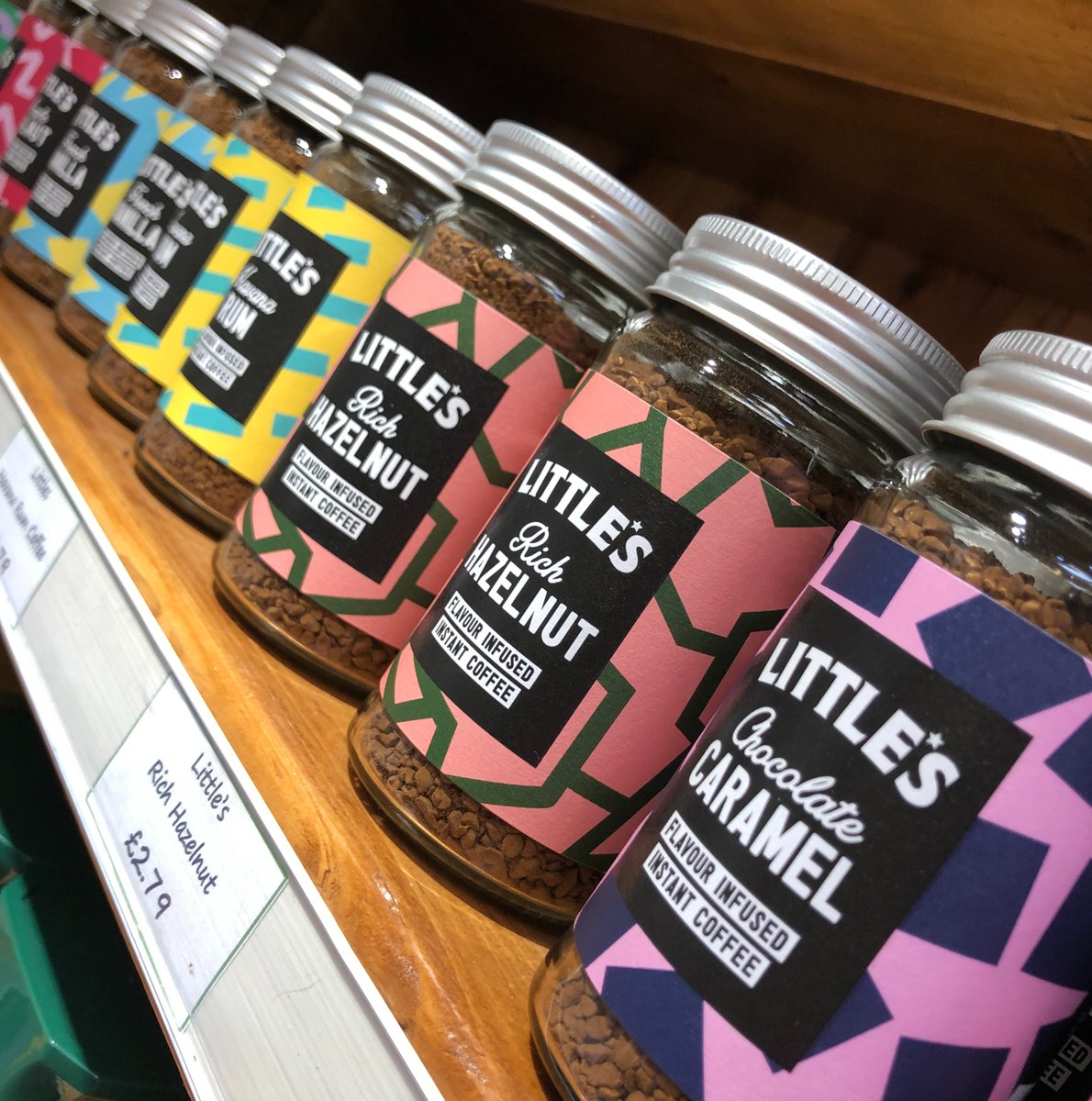Calling all #coffee lovers ☕️. The Little's coffee range means BIG business. Vegan friendly, there's no added no sugar, no nasties and no gimmicks. Think Chocolate Caramel mochas and Gingerbread Cookie lattes. Each pot is made from 100% Arabica beans. #shoplocal #coffeeislife