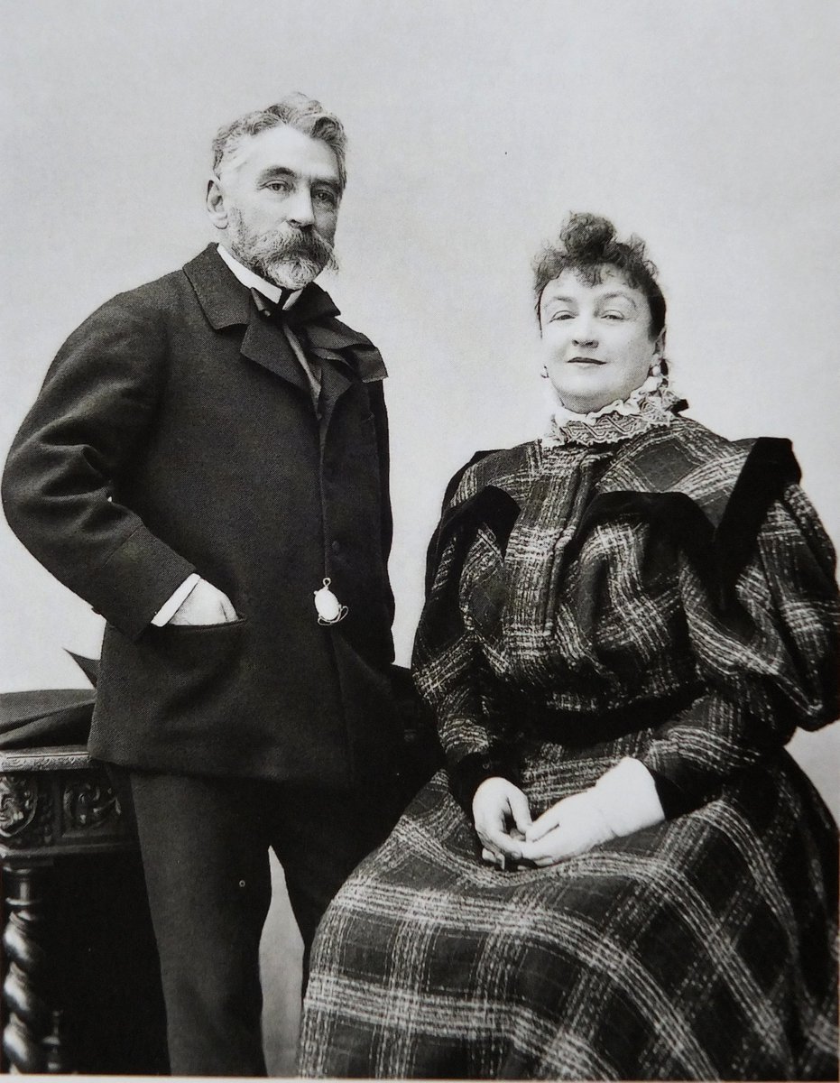 Manet and Mallarmé had something pretty interesting in common—the courtesan Méry Laurent. Manet painted her, and may have had an affair with her, although it was Mallarmé who stayed with her the longest, into their old age (maybe she liked that big mustache, who knows .)