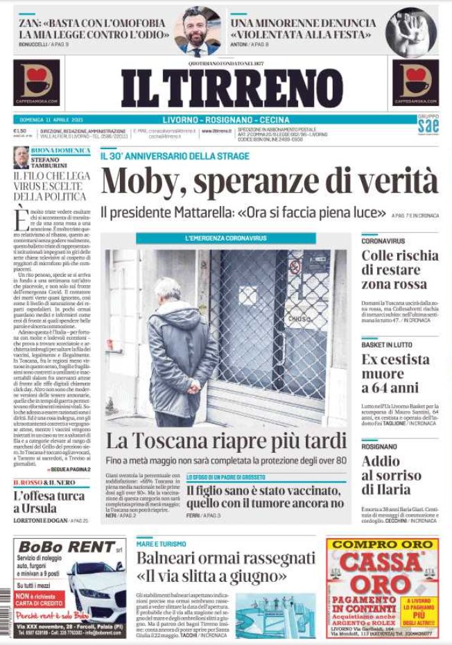 #buongiorno con la #primapagina de <a href="/iltirreno/">Il Tirreno</a> (edizione di Livorno-Rosignano-Cecina) <a href="/TirrenoLivorno/">IlTirrenoLivorno</a>  <a href="/cristianomeoni/">cristiano meoni</a> <a href="/guarducciale/">alessandro guarducci</a> <a href="/dfastelli/">danilo fastelli</a>