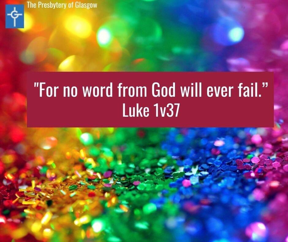 PresofGlasgow's tweet image. #DailyThought #ReadingGodsWordTogether #Luke1v37 📖