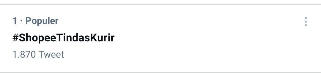 *liat #ShopeeTindasKurir trending*

"Hmm... Amazon lokal yah?"