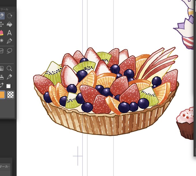 「cream kiwi (fruit)」 illustration images(Latest)