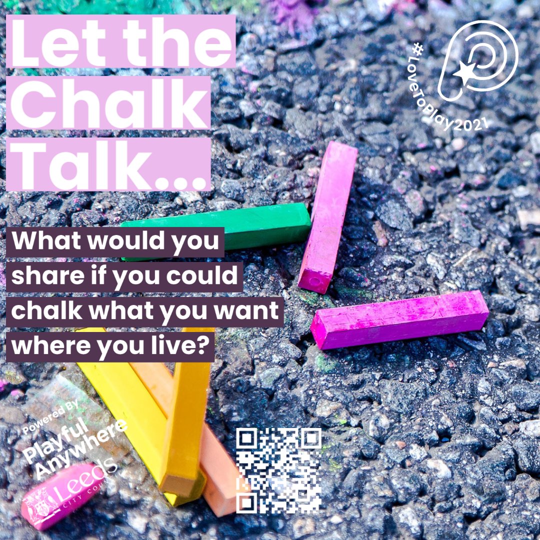All week we’re inviting you to chalk us something playful where you live. Where do you wander? Is there a chalk trail to follow? Could you make one? Don’t forget to tag us  @lovetoplay2021 - we want to see you art! https://www.lovetoplay.fun/event/wander-walk/