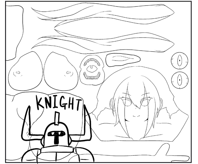 ペン入れ終わり 