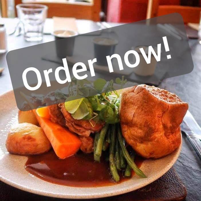 There's still time to place your order, message us direct or use One Delivery app. This may be the last one for a while while we switch to outside dining! #brownhorseinn #takeaway #sundaylunch #bestmealoftheweek