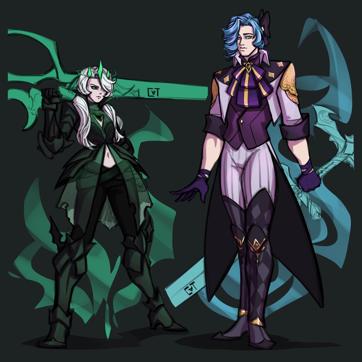 Гвен из кафе красоты цветовые схемы