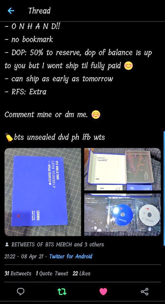 svtcoupss_95's tweet photo. @korhianneshop @Chiastolitekshp @PH_KpopFinder #KRSGA
@armyscarat @armystylezs @multipeaxh_uwu
sorry for the random tags.
thank you po♡♡♡ https://t.co/sESBtVfBpX