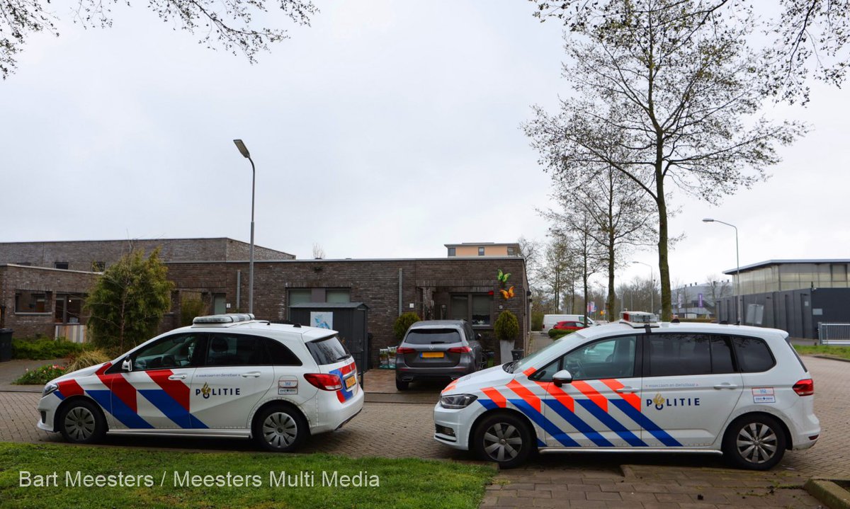 Bewoonster worstelt met overvallers, die vervolgens op de vlucht slaan -..