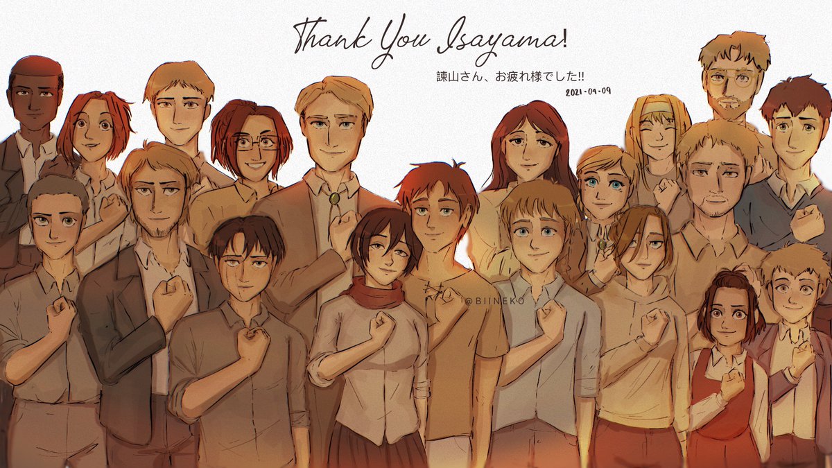 #ThankYouIsayama for this masterpiece, it will be treasured forever in my heart 🧡
#ShingekiNoKyojin #ShingekiNoKyojin139 #AttackOnTitan139 #新劇の巨人 #進撃の巨人139話