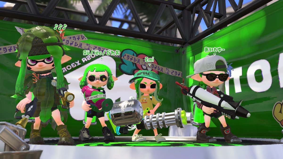 spl_emi55's tweet image. あいちゃんと久しぶりのリグ楽しかった！ありがとう～
#Splatoon2 #スプラトゥーン2 #NintendoSwitch