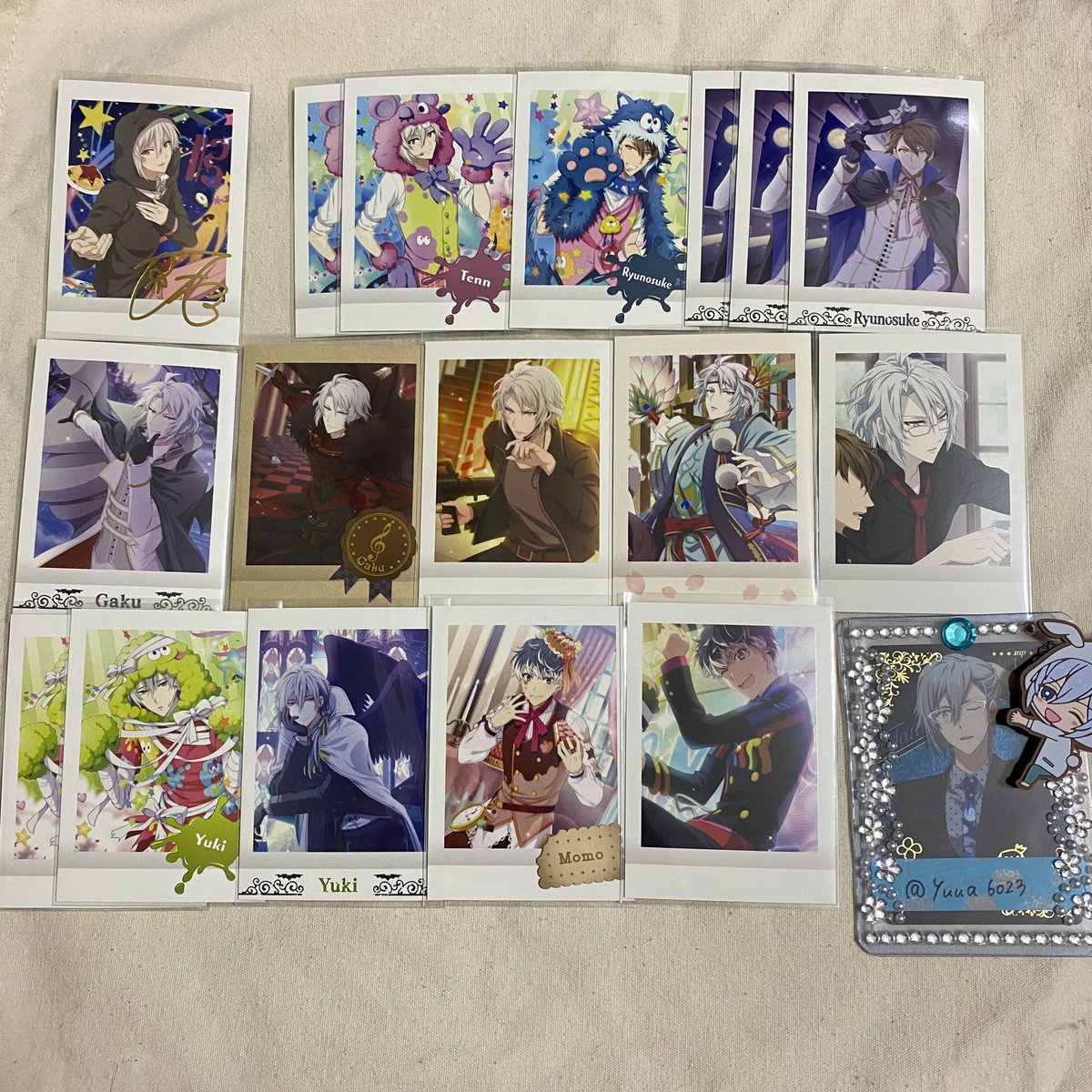 yuua6023's tweet photo. 【交換】アイナナ アイドリッシュセブン ぱひゃこれ 

《譲》陸 壮五 大和 ナギ 三月 天 龍之介 楽 千 百

《求》環（オフの日・PG・うさ耳）＞その他

郵送2枚〜
箔押し⇔箔押し https://t.co/68XqxV4wqv
