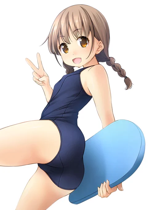 頑張って泳ぐね! 
