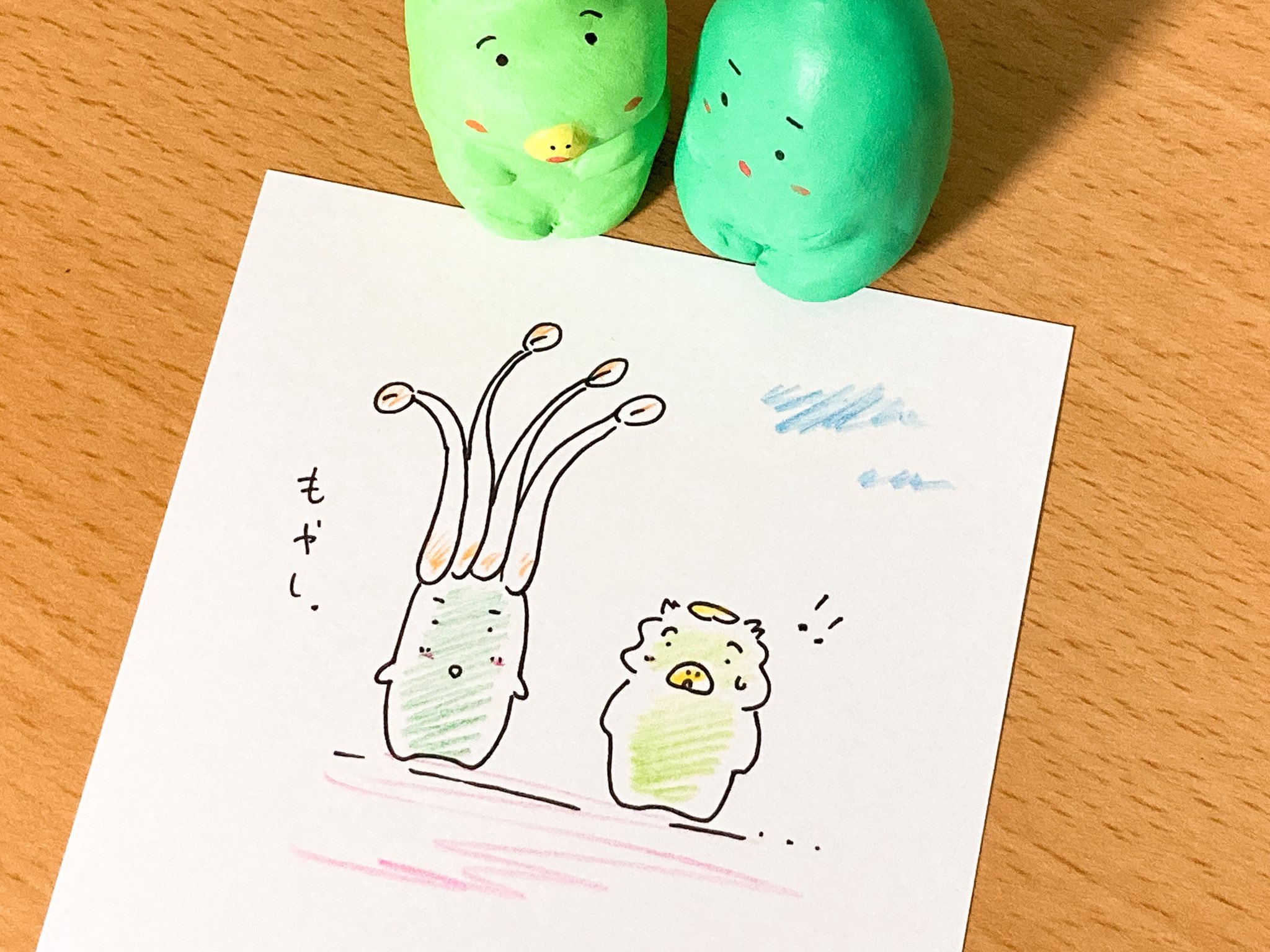 Twitter 上的 カッパ創作基地 もやし カッパのケロくんときゅうりくん ゆるいイラスト かわいいイラスト 癒し 落書き 食べ物 食べ物イラスト 長野市 絵描きさんと繋がりたい 絵 妖怪 カッパ かっぱ もやし T Co O93jq1hpql Twitter