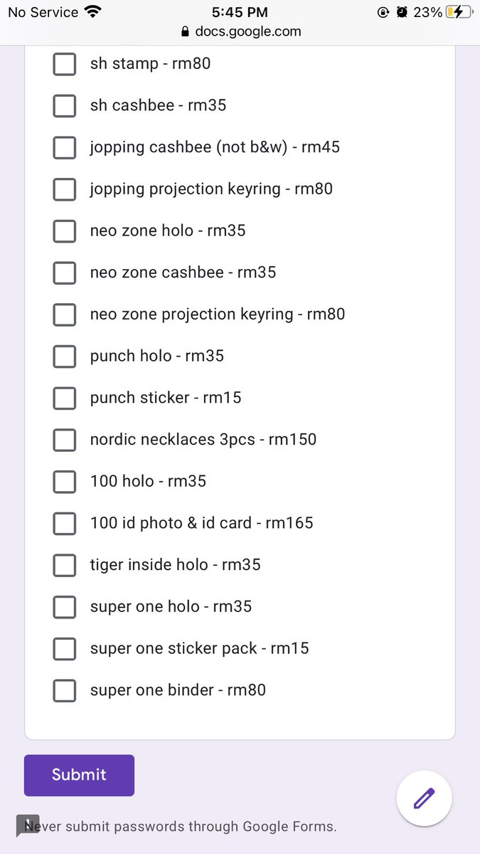 mark pc price list & how the form will look like:- mark at 9.45pmp/s: these are only 1/2 of mark pcs that will be up for sale, another 1/2 will be up for sale probably next weekend