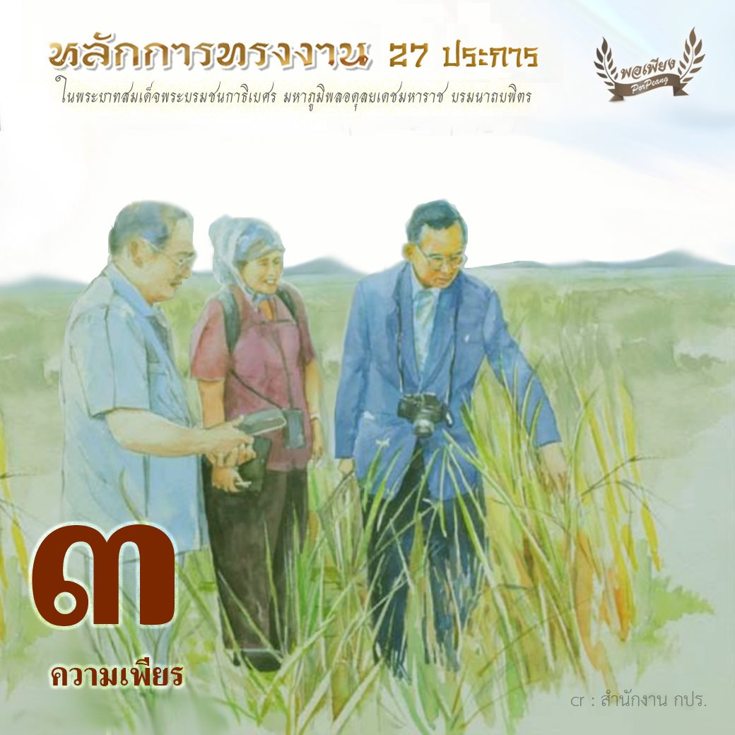 1st_Army_Area's tweet photo. 💖 หลักการทรงงาน 27 ประการ
ของ พระบาทสมเด็จพระบรมชนกาธิเบศร มหาภูมิพลอดุลยเดชมหาราช บรมนาถบพิตร
3. ความเพียร

#ศาสตร์พระราชา
#หลักการทรงงาน27ประการ
#porpeang.org
รายละเอียดเพิ่มเติม : https://t.co/CJ4askY2CB https://t.co/SU14D3op31