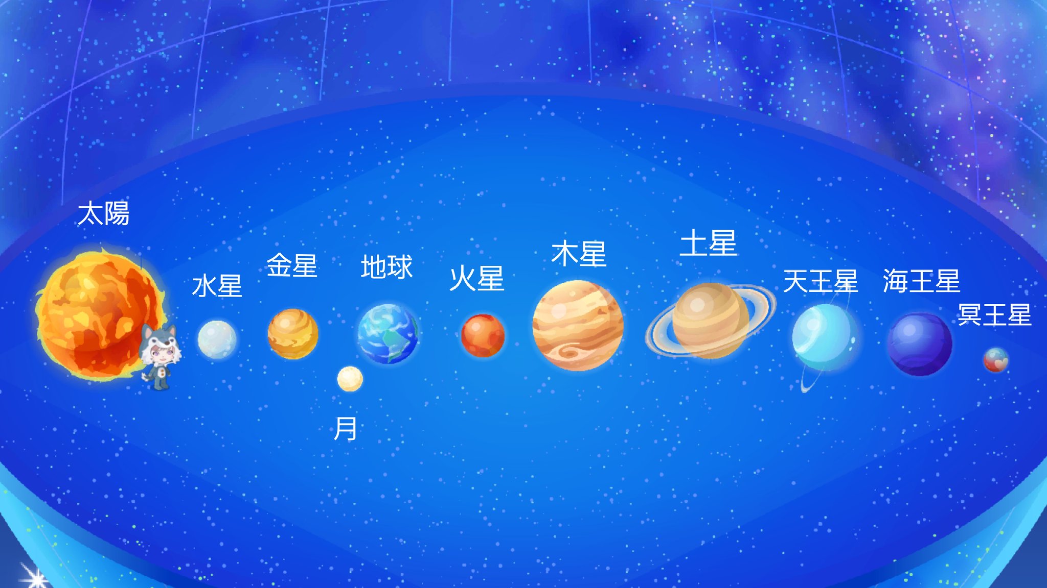 White 釣りでキラキラ銀河の タイヨウモドキとツキモドキの フィギュアをゲット出来たので あらためて大きさ比較 やっぱり太陽が一番大きかった 月は模様替えで結構使えるので 大きいのが欲しかったけど 小さくて残念 Pcのイベのガチャの月の大き