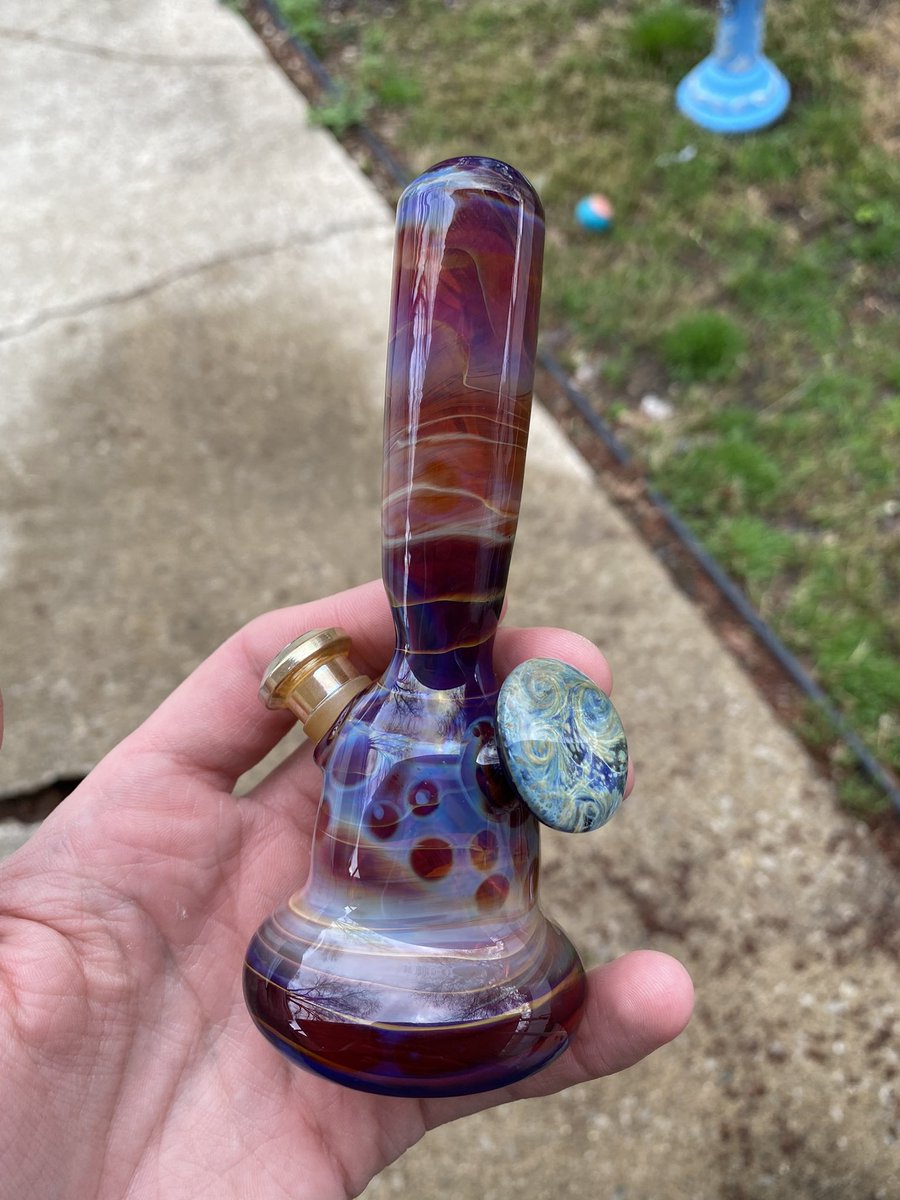 BensGlassArt's tweet photo. 5k Giveaway! 

Mini amber purple bubbler
Removable 10mm downstem 

TO ENTER:
-Follow me
-Retweet post
-Tag a friend who would use it

The winner will be picked randomly by a generator on 4/20 🍃 

Good luck, &amp; thank you to everyone who’s helped me reach where I am 💚 https://t.co/BtUwaw8eK7