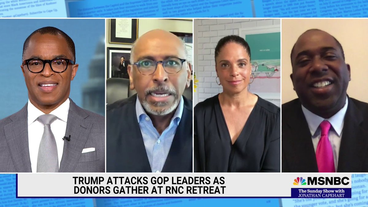 .@soledadobrien, @perrybaconjr & @MichaelSteele slam the GOP for engaging in culture wars at the expense of governing, with Steele saying of the GOP, "at the end of the day they don't give a rat's patooty about these issues." #SundayShow https://t.co/v8gQzT5Qxu