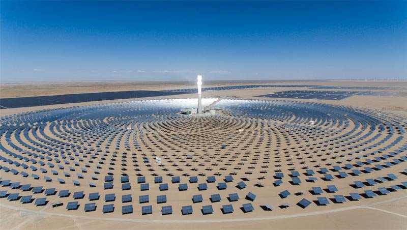 From the world’s driest desert  in the world, “Cerro Dominador” —Latin America's first solar power plant— synchronized with the national electric system to begin providing Chile with 100% renewable energy 24/7. 
A great step forward for Chile and LatinAmerica