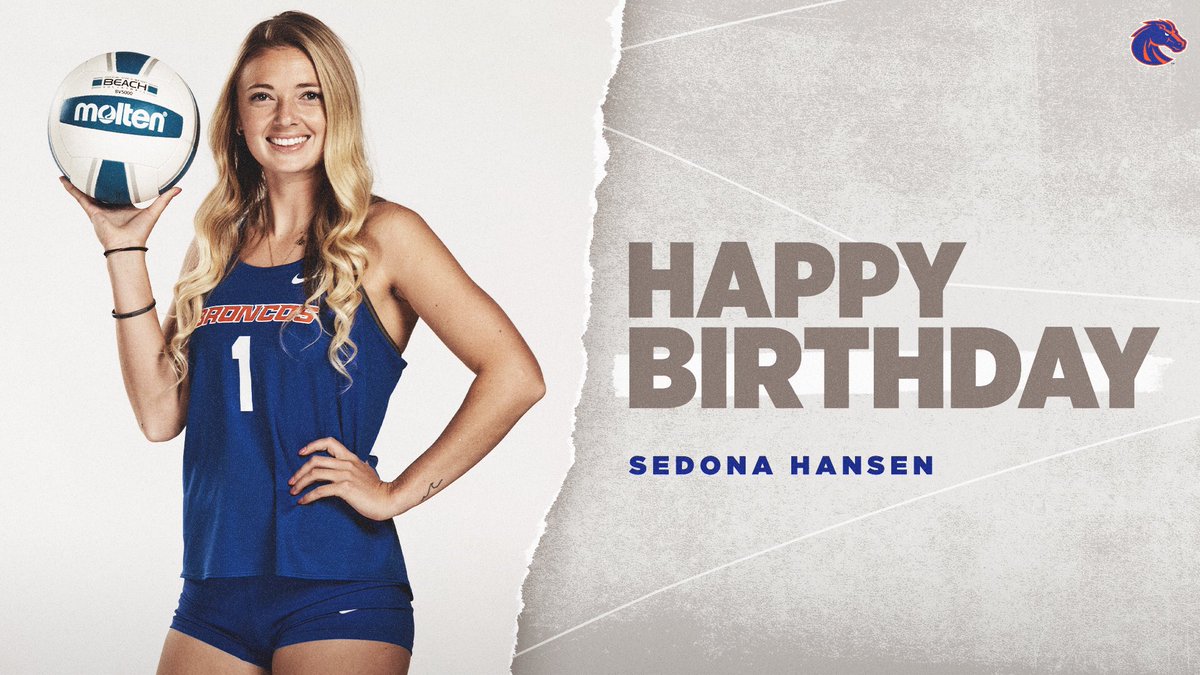 BroncoSportsBVB's tweet photo. Happy birthday to part two of the grandma crew (grad transfer 😅), @SedonaHansen!! Another year older, another year wiser!

#BleedBlue https://t.co/OrUxLddIV6