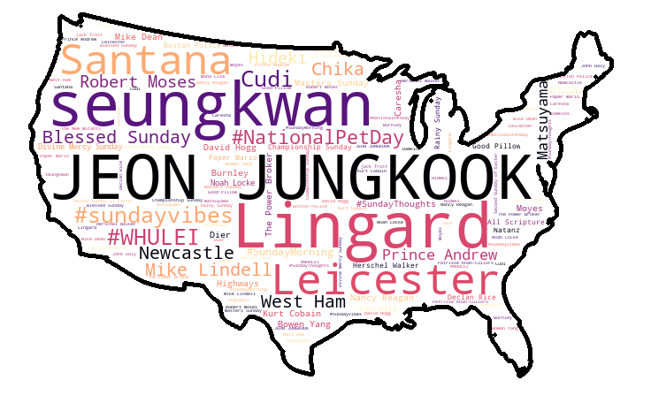 Here's what's trending across the US on Twitter at 10:02 on 2021-04-11
 #Trending #analytics #TheMoreYouKnow