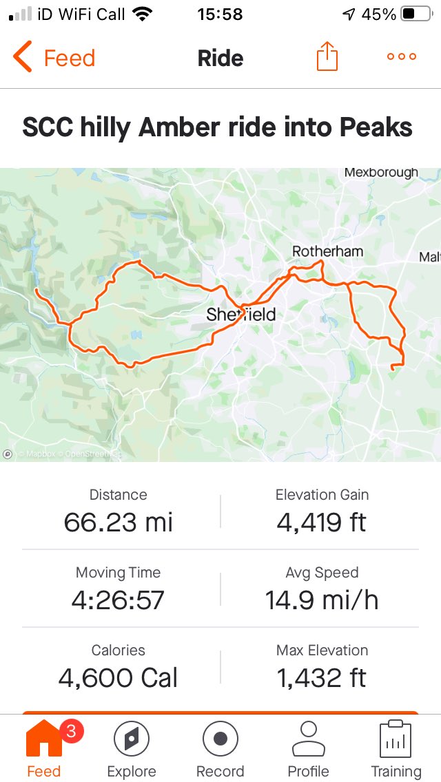 OczadlyVic's tweet photo. Today’s hilly club ride with @sitwellcc into #peakdistrict & @DearneTeamPE to add to the #movetheearthchallenge https://t.co/limp6hx3OT
