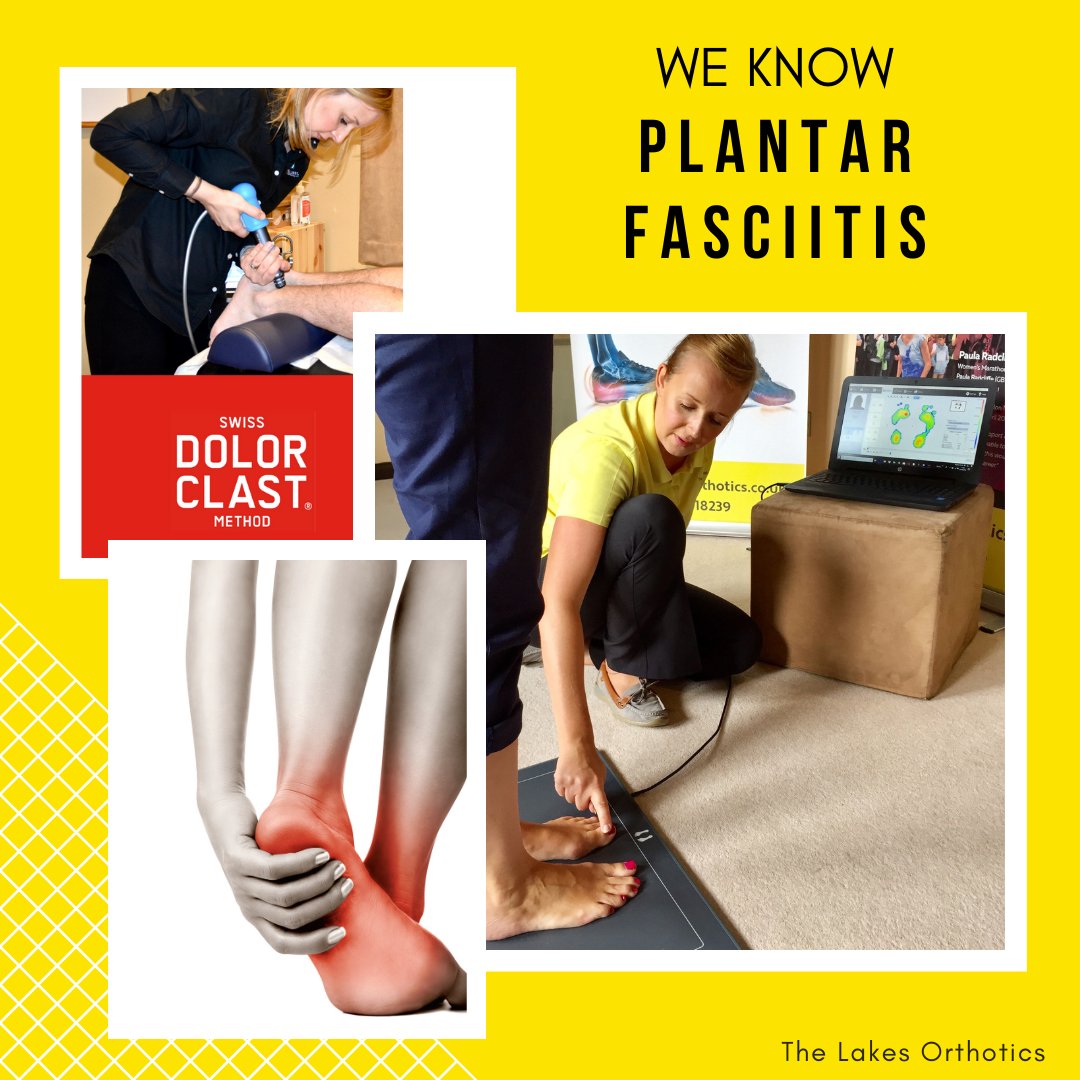 Plantar fasciitis - its what we know!
We have the technology, the knowledge and many years of experience to send that pain packing.

✅ Advanced Footscan technology
✅ Revolutionary Phits 3D printed insoles
✅ Swiss DolorClast Shockwave therapy

More info:
ow.ly/qUeJ50Ek4wN