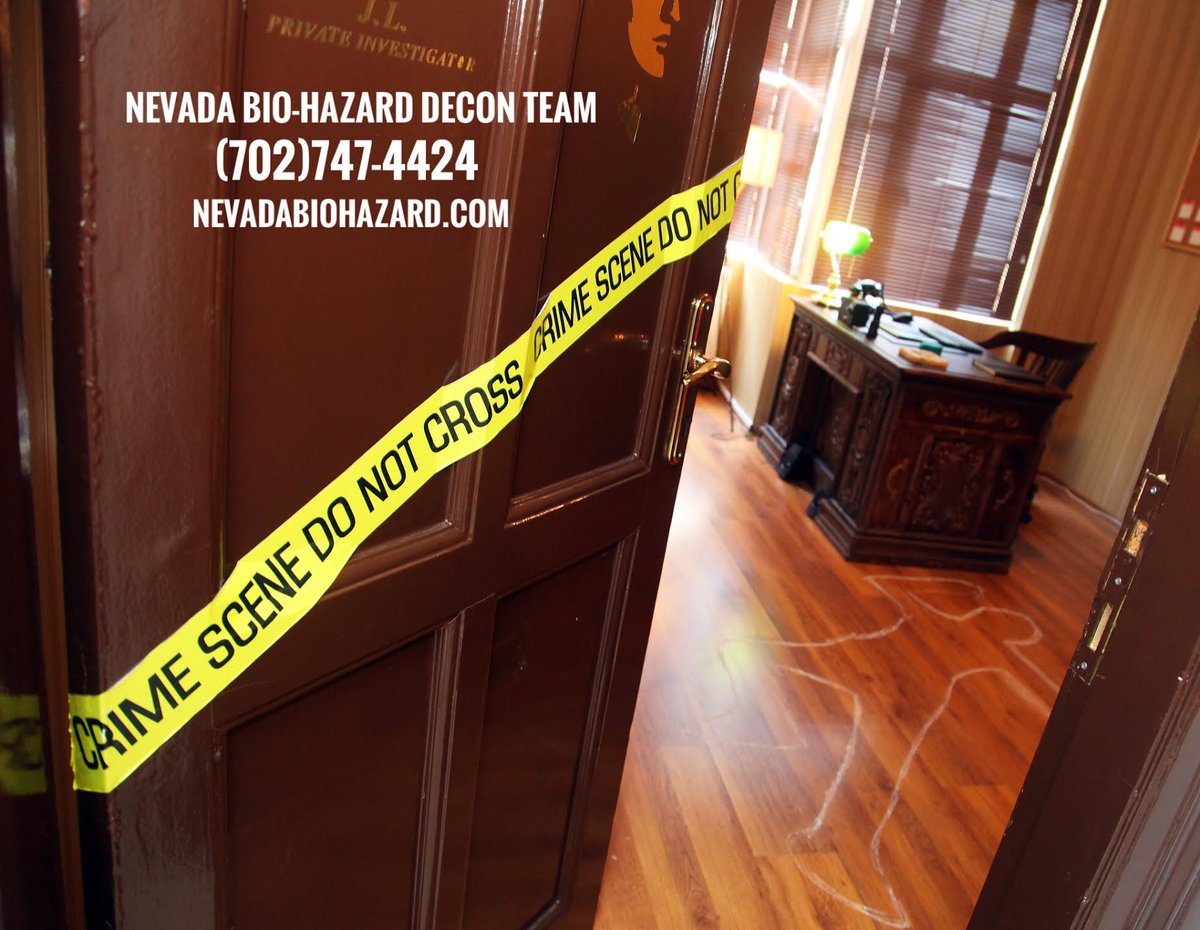 NevadaBio's tweet photo. We specialize in crime scene and trauma cleanup. We are here for you and your family when the unthinkable happens. Call (702)747-4424 for a free quote. #vegasstrong #lasvegas #vegas #nevada #lv #nv https://t.co/rul8fRMsUa
