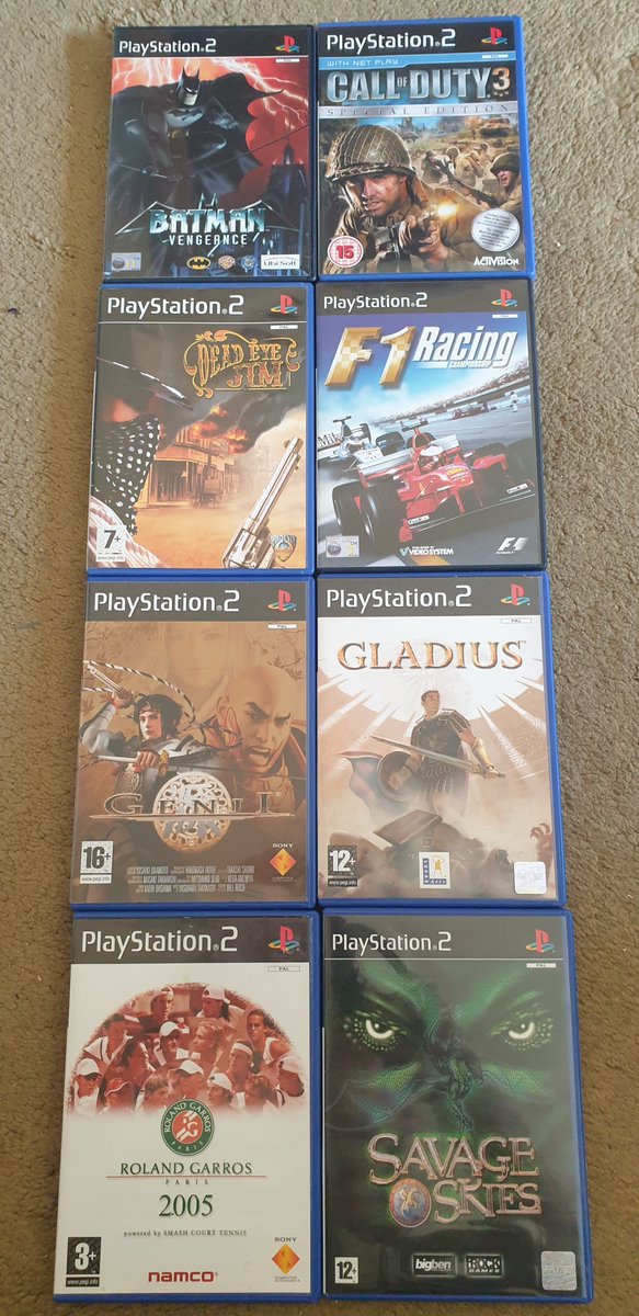 HowittSimon's tweet image. A few more PS2 games added to the collection last week - in the first picture there's some I needed (including a limited edition Call Of Duty 3 I'd not heard of and another Phoenix gem) and in the second picture there's some nobody really needed :-D