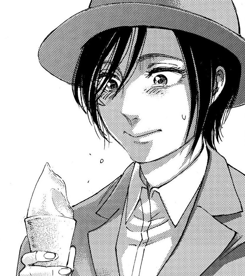hourlymikasa's tweet photo. mika with her first ice cream 🤍 https://t.co/N2nGCNXQ9l
