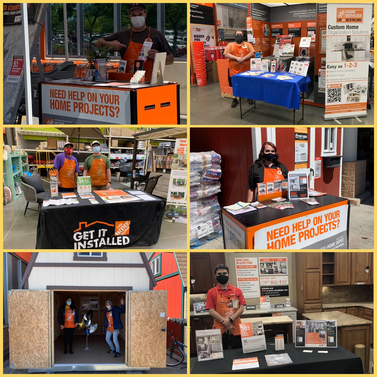 Service Saturday in #D51Proud Great job 8492, 1019, 8975, 6682, 8524 and 6609 for getting out and talking about services! @WillHomeDepot @THD_Jason