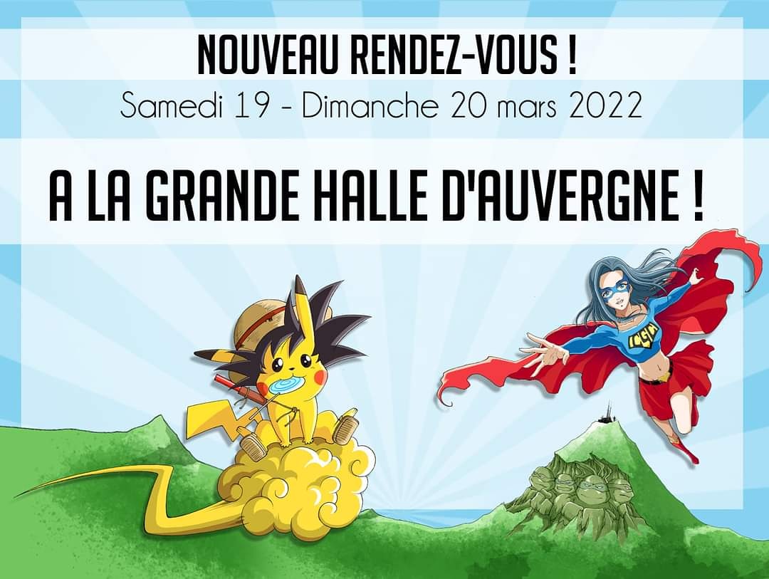 📆 Tous à vos AGENDAS, nous vous attendons nombreux pour une édition en grande pompe, où défileront les plus beaux Cosplays !!!! (Sans pression aucune 😁🙈😉)

🎆 On compte sur vous !!! 🌋

 Prenez bien soin de vous et de vos proches !
La team CGC ❤️