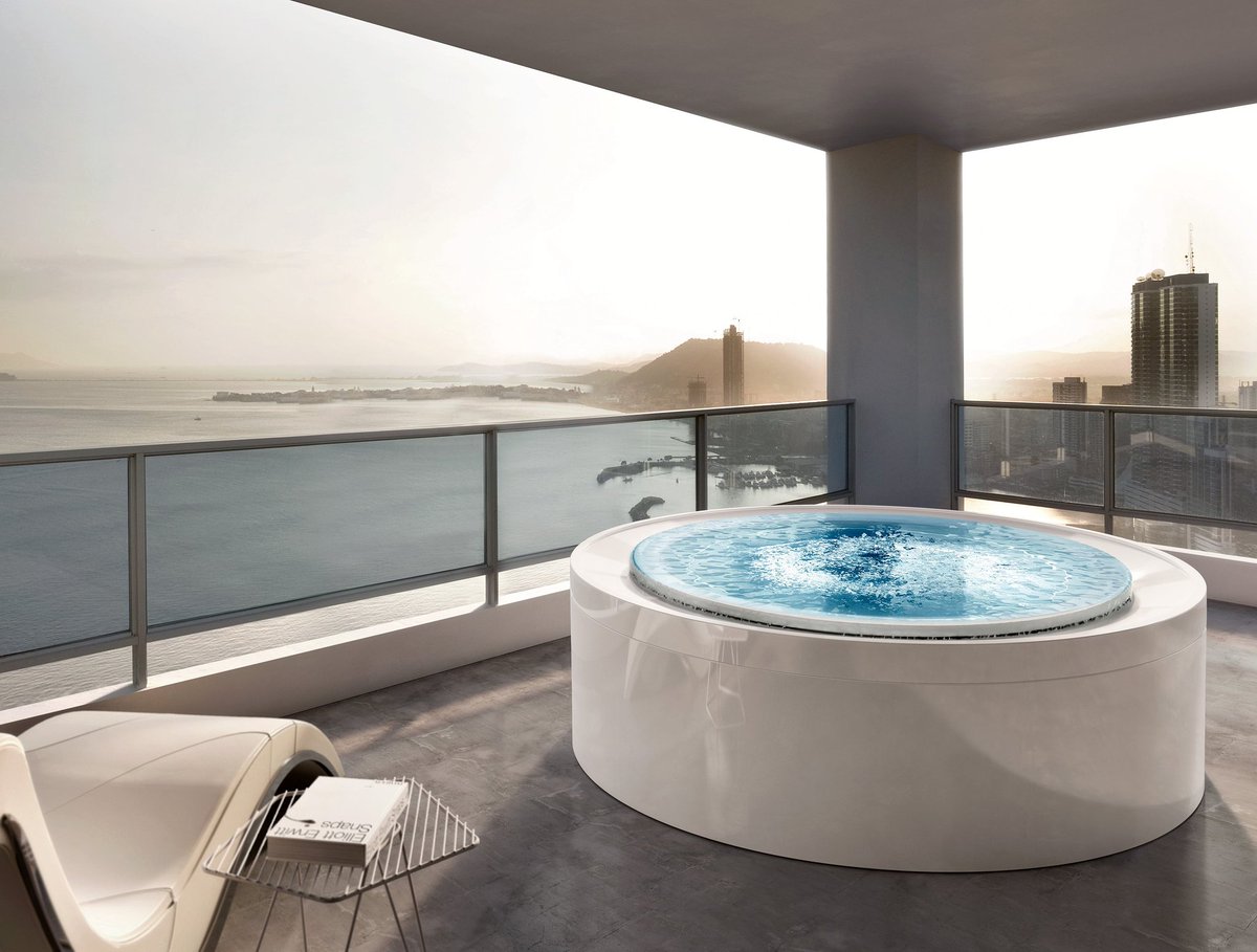AlchemyAward's tweet photo. Sunday chilling! (Fusion #spatub by Treesse & Marc Sadler Design) ... #lazysunday #chilloutsunday #relax #relaxandrecharge #sundayvibes #SundayMotivation #Chillout #spa #sundaywellness #hottub #hottubs https://t.co/vih8V3zokf